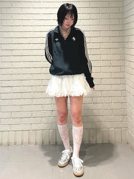「アイテム（ジャージ）」を使った、itsukiさん（レディース・156cm）の秋コーディネート