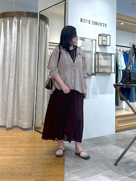 「アイテム（ワンピース/ドレス）」を使った、rd_c.e.koさん（レディース・170cm）の夏コーディネート