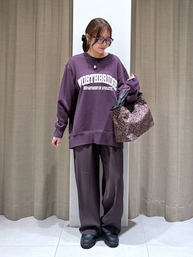 「アイテム（その他小物）」を使った、こまっちゃんさん（レディース・155cm）の秋コーディネート