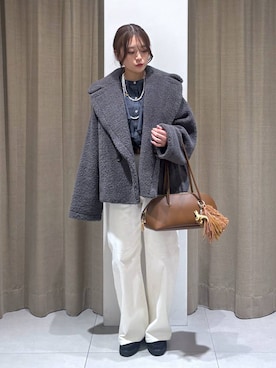 「アイテム（その他小物）」を使った、こまっちゃんさん（レディース・155cm）の秋コーディネート