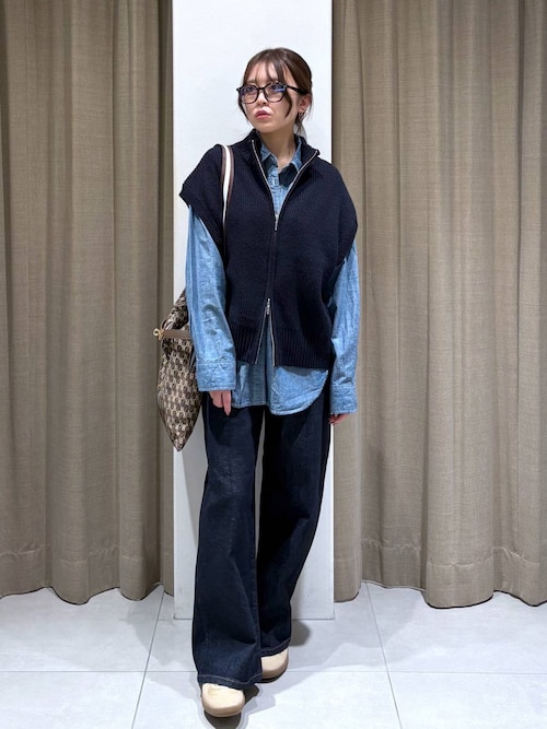 BARNYARDSTORM / 畦編みZIPベスト 畦編みZIPベスト｜バンヤードストームの通販｜&mall（アンドモール