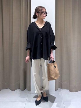 「アイテム（その他小物）」を使った、こまっちゃんさん（レディース・155cm）の秋コーディネート