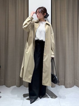 「BARNYARDSTORM（バンヤードストーム）のBARNYARDSTORM / スライドバックルレザーベルト（ベルト、その他）」を使った、こまっちゃんさん（レディース・155cm）の春コーディネート