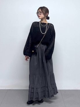 「BARNYARDSTORM（バンヤードストーム）のアイテム」を使った、こまっちゃんさん（レディース・155cm）の冬コーディネート