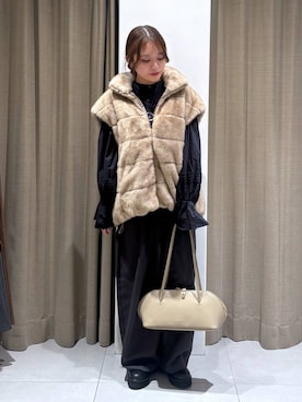 「アイテム（その他小物）」を使った、こまっちゃんさん（レディース・155cm）の秋コーディネート