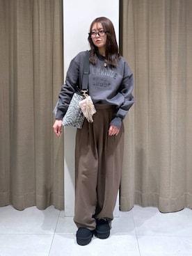 「BARNYARDSTORM（バンヤードストーム）のアイテム（ネックレス）」を使った、こまっちゃんさん（レディース・155cm）の秋コーディネート