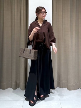 「The Bagmati（ザバグマティ）のアイテム」を使った、こまっちゃんさん（レディース・155cm）の春コーディネート