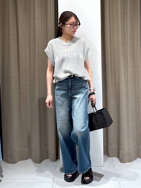 「The Bagmati（ザバグマティ）のアイテム」を使った、こまっちゃんさん（レディース・155cm）の春コーディネート