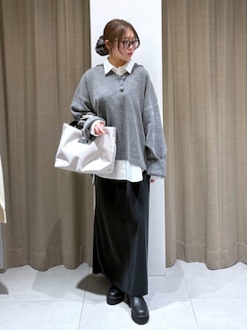 こまっちゃんさん（レディース・155cm）の冬コーディネート