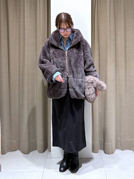 「アイテム（財布/小物、その他）」を使った、こまっちゃんさん（レディース・155cm）の秋コーディネート