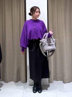 「アイテム（その他小物）」を使った、こまっちゃんさん（レディース・155cm）の秋コーディネート