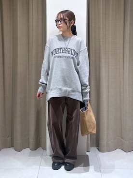 「アイテム（その他小物）」を使った、こまっちゃんさん（レディース・155cm）の秋コーディネート