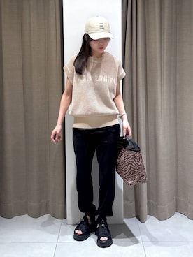 「BARNYARDSTORM（バンヤードストーム）のアイテム（ジャケット/アウター）」を使った、こまっちゃんさん（レディース・155cm）の春コーディネート