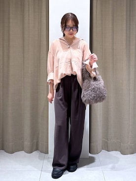 「アイテム（その他小物）」を使った、こまっちゃんさん（レディース・155cm）の秋コーディネート