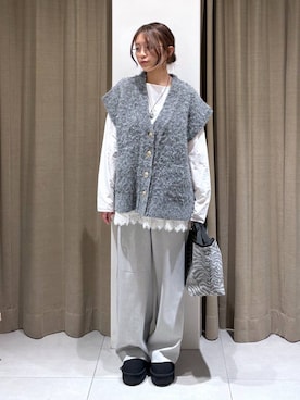 「アイテム（その他小物）」を使った、こまっちゃんさん（レディース・155cm）の秋コーディネート