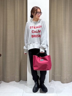 「アイテム（その他小物）」を使った、こまっちゃんさん（レディース・155cm）の秋コーディネート