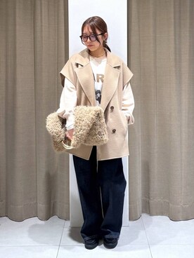 「アイテム（その他小物）」を使った、こまっちゃんさん（レディース・155cm）の秋コーディネート