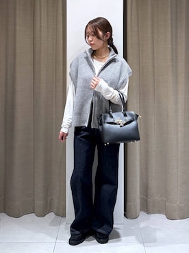 「アイテム（その他小物）」を使った、こまっちゃんさん（レディース・155cm）の秋コーディネート