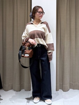 「BARNYARDSTORM（バンヤードストーム）のアイテム」を使った、こまっちゃんさん（レディース・155cm）の冬コーディネート