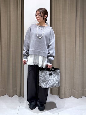 「アイテム（財布/小物）」を使った、こまっちゃんさん（レディース・155cm）の秋コーディネート