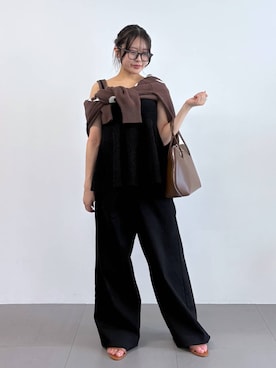 「アイテム（スリッポン）」を使った、komacchan07さん（レディース・155cm・20代）の夏コーディネート