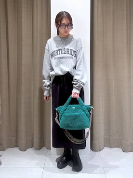 「アイテム（その他小物）」を使った、こまっちゃんさん（レディース・155cm）の秋コーディネート