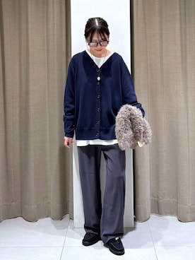 「アイテム（その他小物）」を使った、こまっちゃんさん（レディース・155cm）の秋コーディネート