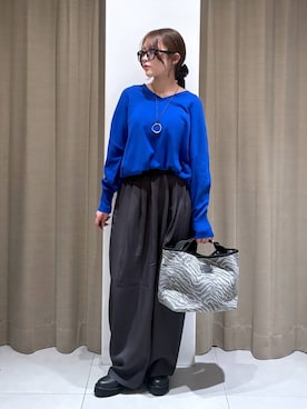 「アイテム（その他小物）」を使った、こまっちゃんさん（レディース・155cm）の秋コーディネート