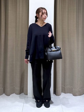 「アイテム（その他小物）」を使った、こまっちゃんさん（レディース・155cm）の秋コーディネート