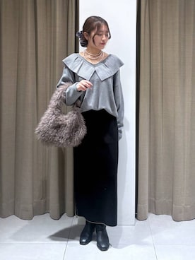 「アイテム（その他小物）」を使った、こまっちゃんさん（レディース・155cm）の冬コーディネート