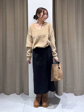 「アイテム（その他小物）」を使った、こまっちゃんさん（レディース・155cm）の秋コーディネート