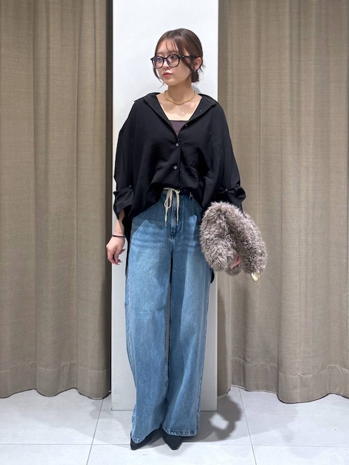 BARNYARDSTORM / ドロストワイドカットデニム【WEB限定サイズL