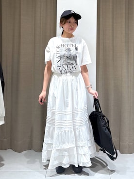 「BARNYARDSTORM（バンヤードストーム）のアイテム」を使った、こまっちゃんさん（レディース・155cm）の冬コーディネート