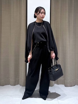 「アイテム（サスペンダー）」を使った、こまっちゃんさん（レディース・155cm）の夏コーディネート