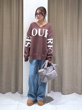 「アイテム（その他小物）」を使った、こまっちゃんさん（レディース・155cm）の秋コーディネート