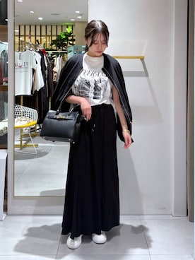 「アイテム（ヘアゴム）」を使った、こまっちゃんさん（レディース・155cm）の夏コーディネート