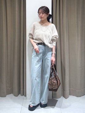 「BARNYARDSTORM（バンヤードストーム）のアイテム」を使った、こまっちゃんさん（レディース・155cm）の春コーディネート