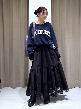 「アイテム（その他小物）」を使った、こまっちゃんさん（レディース・155cm）の秋コーディネート