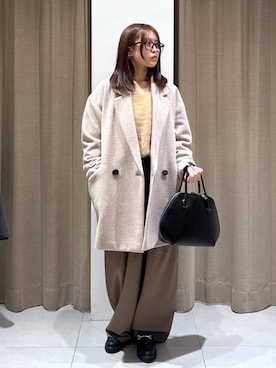 「アイテム（その他小物）」を使った、こまっちゃんさん（レディース・155cm）の秋コーディネート