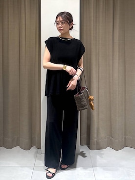 「アイテム（バングル/リストバンド、その他）」を使った、こまっちゃんさん（レディース・155cm）の春コーディネート