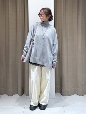 「アイテム（財布/小物）」を使った、こまっちゃんさん（レディース・155cm）の冬コーディネート