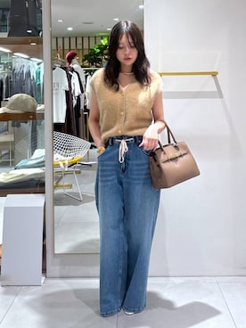 「アイテム（バングル/リストバンド）」を使った、こまっちゃんさん（レディース・155cm）の夏コーディネート
