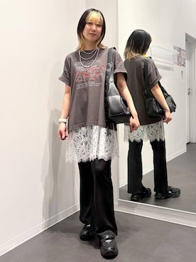 ごつさん(レディース・157cm)の春コーディネート