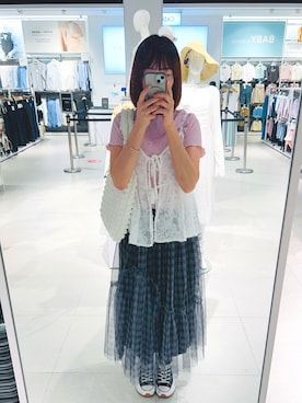 「NET（ネット）のアイテム」を使った、Vivi^･·̫･̥ฅ♡さん（レディース・166cm）の秋コーディネート