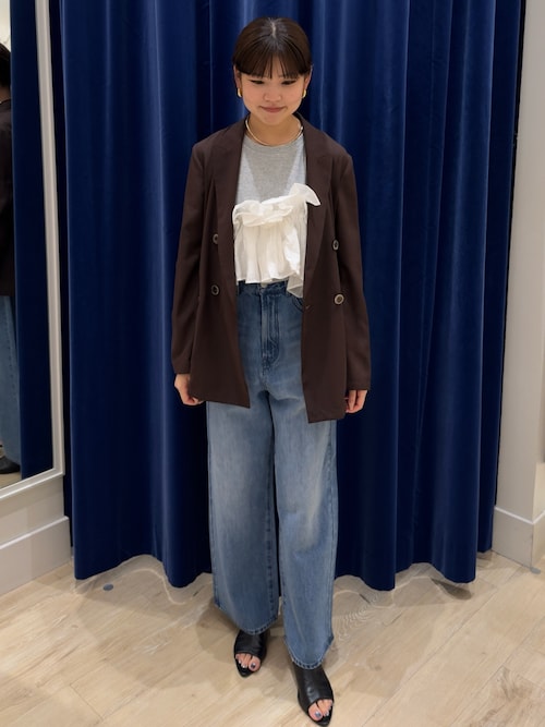 セール】ウォッシャブルボイルシアーダブルジャケット（テーラード