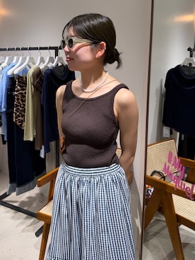 「NOLLEY’S（ノーリーズ）のアイテム（アクセサリー）」を使った、takahashiさん（レディース・162cm）の春コーディネート