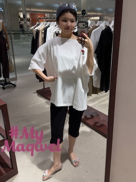 「NOLLEY’S（ノーリーズ）のアイテム」を使った、takahashiさん（レディース・162cm）の夏コーディネート