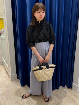 「NOLLEY’S（ノーリーズ）のアイテム（シューズ）」を使った、takahashiさん（レディース・161cm）の夏コーディネート