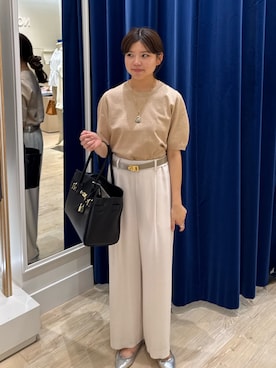 「通勤着」｜takahashiさん（レディース・161cm）の秋コーディネート