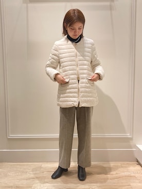 「TATRAS」｜「アイテム（ブーツ）」を使った、takahashiさん（レディース・161cm）の秋コーディネート